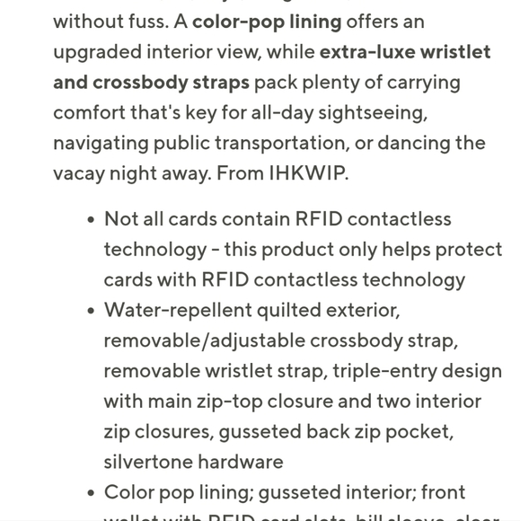 IHKWIP Triple Entry Quilted Crossbody Bag Silver - Picture 10 of 10